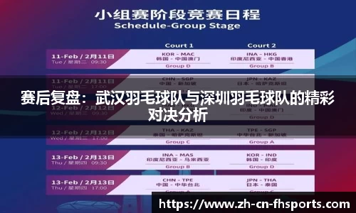 赛后复盘：武汉羽毛球队与深圳羽毛球队的精彩对决分析